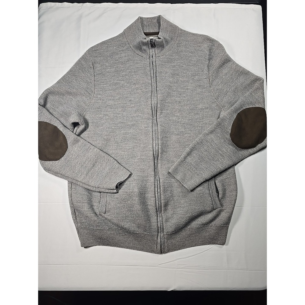 Joseph Abboud Merino Wool Full Zip Cardigan 2X Old Money‎ Men's